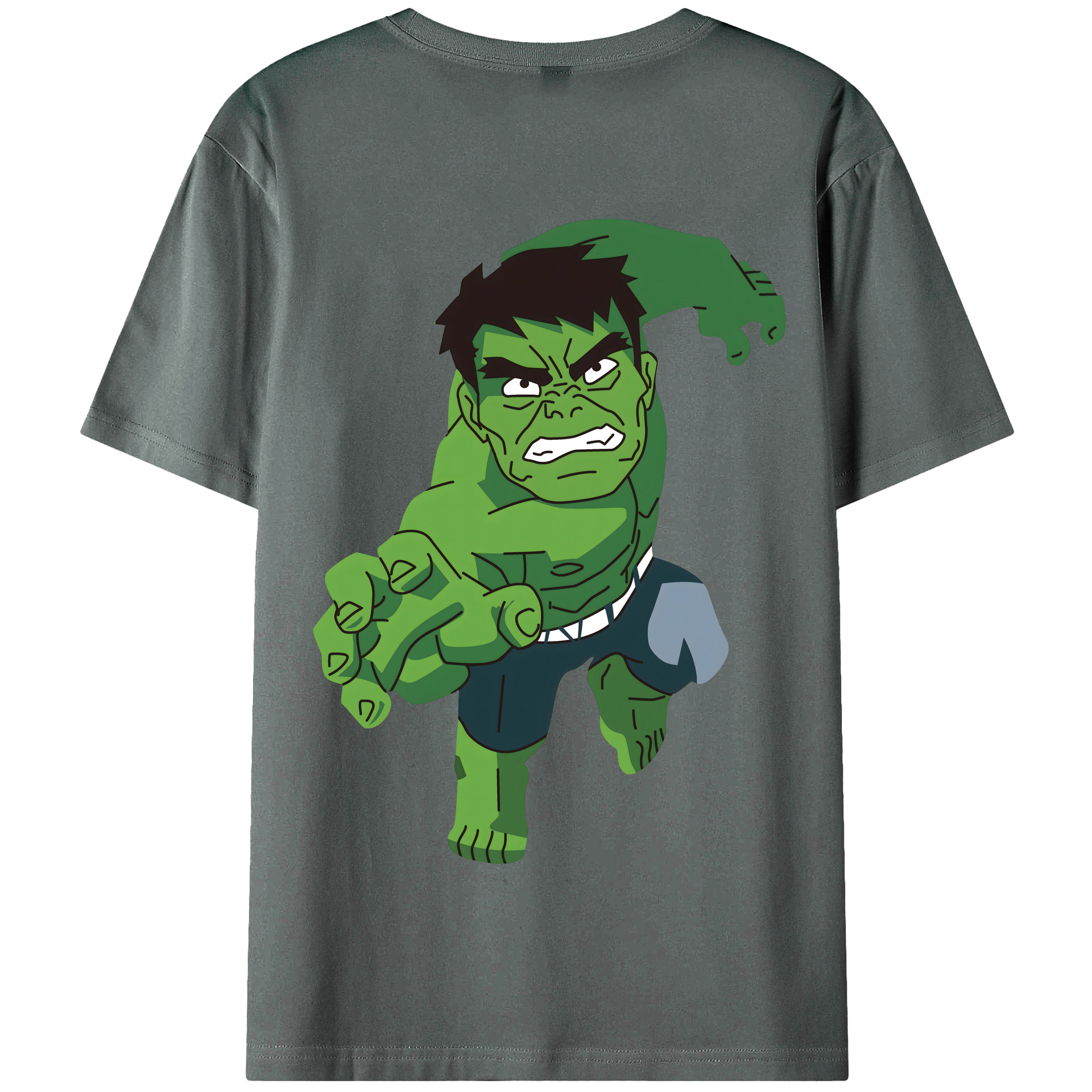 （画像用） アベンジャーズ The Avengers 綿100％半袖Tシャツ（背面プリント）